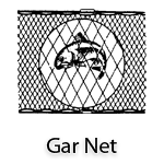 Heavy Duty Gar Gill Nets